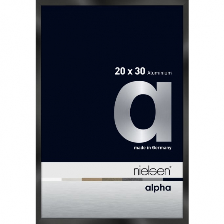 Nielsen Alpha black glossy 20x30cm 1635016