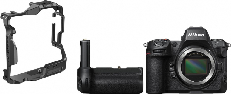 Nikon Z8 inklusive MB-N12 + SmallRig 3982 Cage