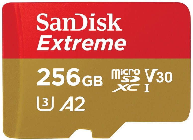 SanDisk micro SDXC Extreme 256GB 190MB/s V30