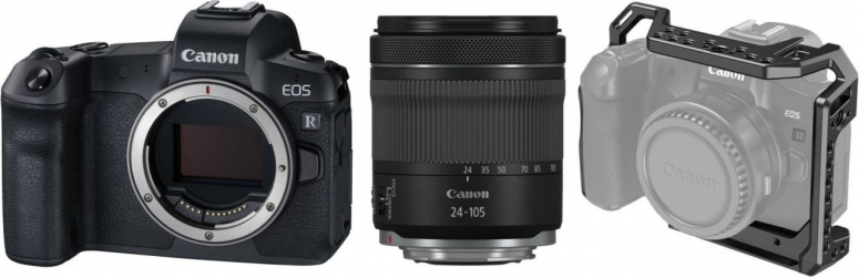 Canon EOS R + 24-105mm + SmallRig 2803 Cage