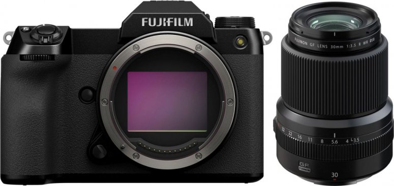Caractéristiques techniques  Fujifilm GFX 50S II + Fujinon GF 30mm f3,5 R WR