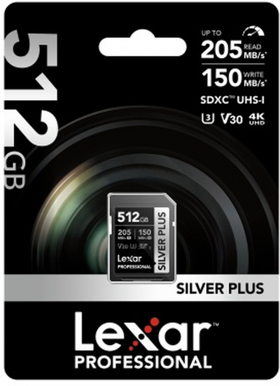 Lexar SDXC Silver Plus UHS-I 512GB