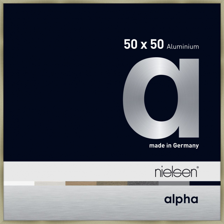 Nielsen Alpha 1655225 50x50cm edelstahl