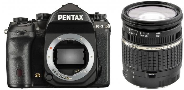Accessoires  Pentax K-1 + Tamron 17-50mm f2,8 SP XR DI II LD