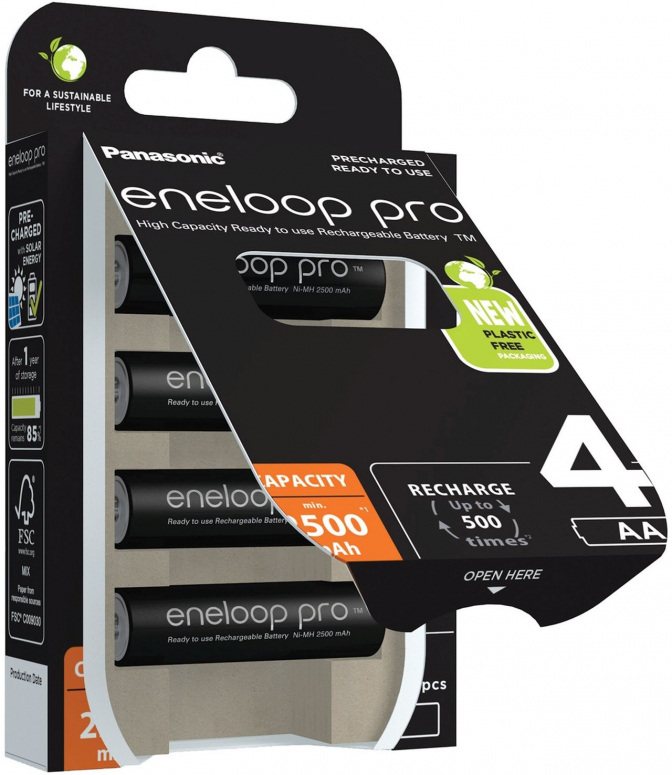 Panasonic Eneloop Pro Rechargeable Battery Aa Mignon Mah Pack