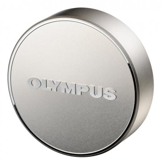 Olympus LC-61 Objektivdeckel silber (Metall)