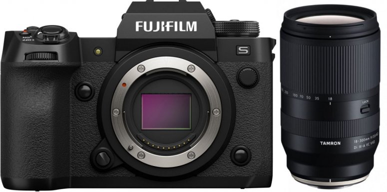 Zubehör  Fujifilm X-H2 S + Tamron 18-300mm f3,5-6,3 Di III-A VC VXD