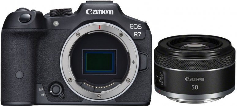 Caractéristiques techniques  Canon EOS R7 + RF 50mm f1,8 STM