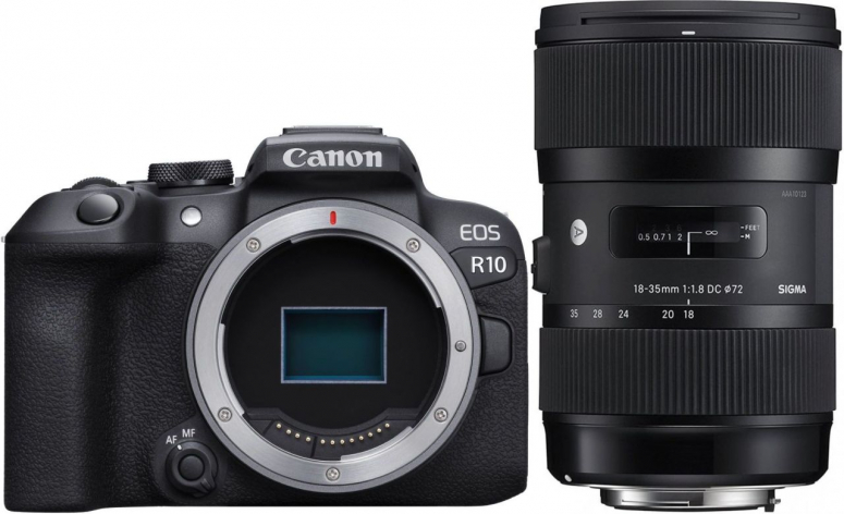 Zubehör  Canon EOS R10 + Sigma 18-35mm f1,8 DC HSM