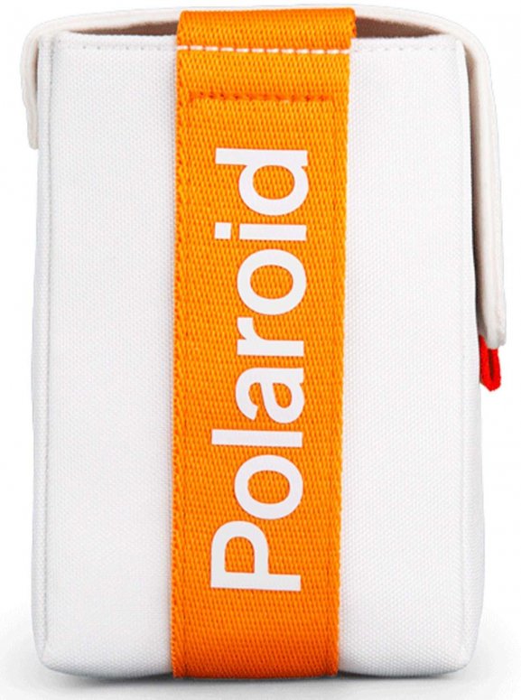 Polaroid Now Etui pour appareil photo blanc orange