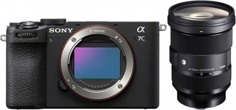 Sony Alpha ILCE-7C II Gehäuse schwarz + Sigma 24-70mm f2,8