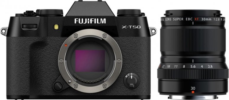 Accessoires  Fujifilm X-T50 noir + Fujinon XF 30mm f2,8 R LM WR Macro