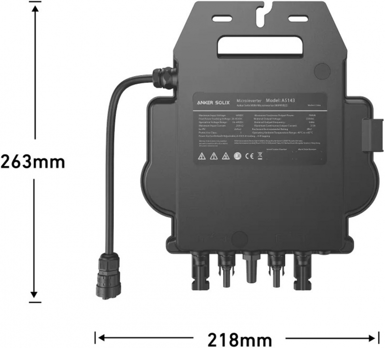 Technische Daten Anker Solarbank E1600 + Microinverter MI80 - Foto Erhardt