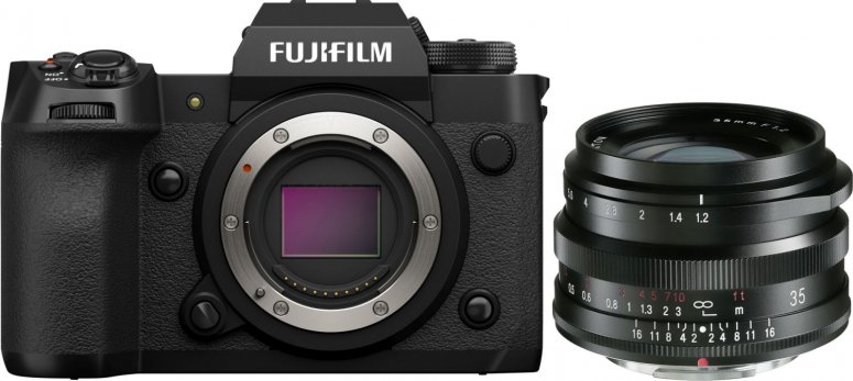Zubehör  Fujifilm X-H2 + Voigtländer Nokton 35mm f1,2 X-Mount