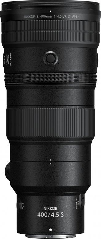 Caractéristiques techniques  Nikon Z 400mm f4,5 VR S
