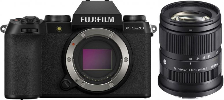 Zubehör  Fujifilm X-S20 + Sigma 18-50mm f2,8 DC DN (C)