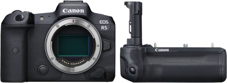 Caractéristiques techniques  Canon EOS R5 + Canon BG-R10 Poignée de batterie