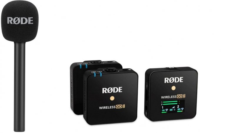 Rode Wireless Go II + Interview GO Handadapter