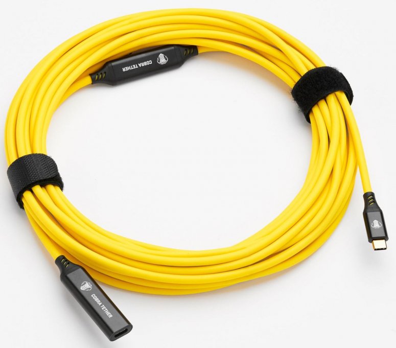 CobraTether USB-C Verlängerungskabel 10m gelb