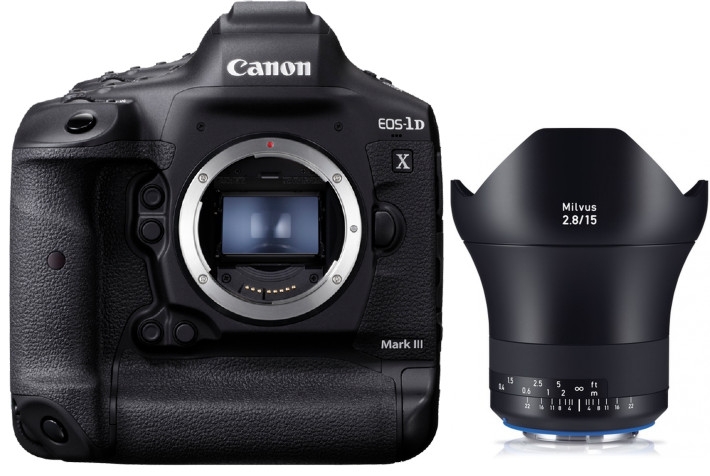Zubehör  Canon EOS-1D X Mark III + ZEISS Milvus 15mm f2,8