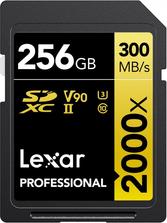 Lexar Professional SDXC 256GB 2000x UHS-II V90