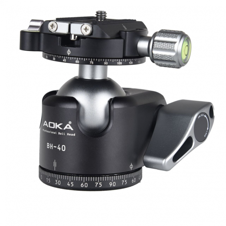 Technical Specs  AOKA BH40R ball head with panoramic coupling