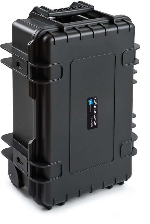B&W Case Type 6600 SI schwarz mit Schaumstoffeinsatz