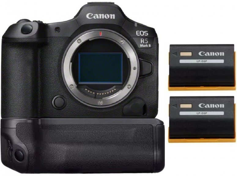 Technische Daten  Canon EOS R5 II + BG-R20 Akkugriff + 2x LP-E6P