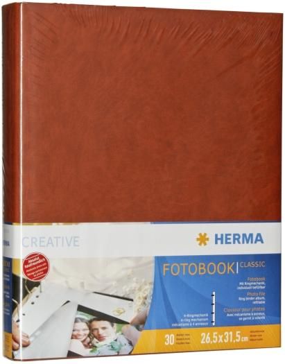 Herma Ringalbum classic 240 braun 7557