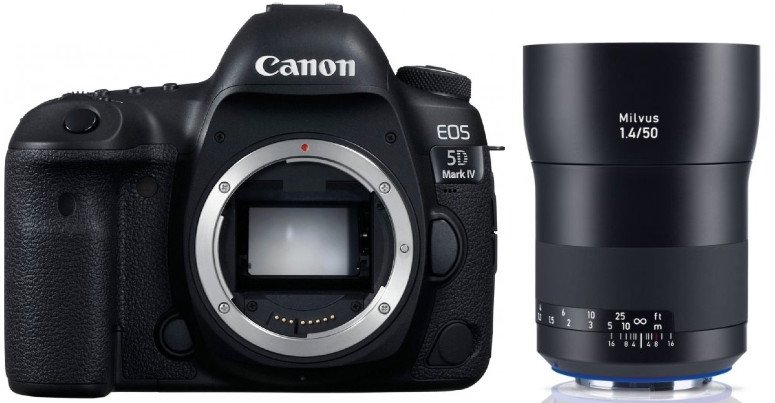 Zubehör  Canon EOS 5D Mark IV + ZEISS Milvus 50mm f1,4