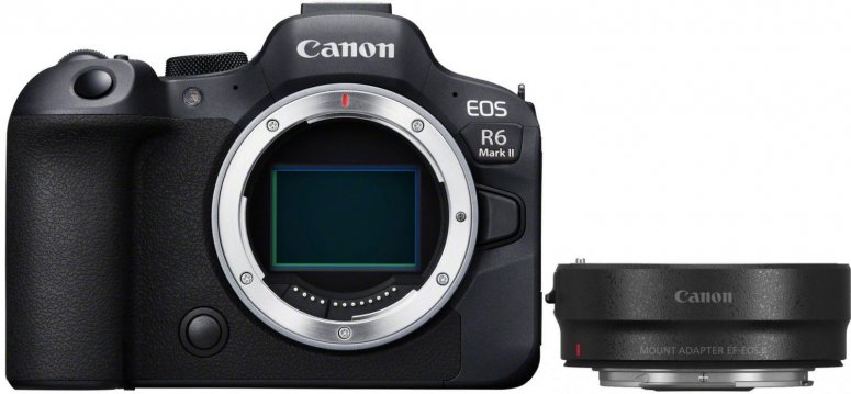 Caractéristiques techniques  Canon Boîtier EOS R6 II + adaptateur baïonnette EF-EOS R