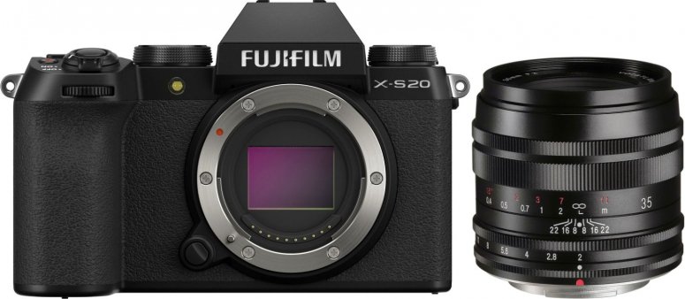 Caractéristiques techniques  Fujifilm X-S20 + Voigtländer Macro APO-Ultron 35mm f2 X-Mount