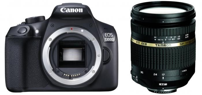 Technische Daten  Canon EOS 1300D + Tamron 17-50mm f2.8 XR Di II VC