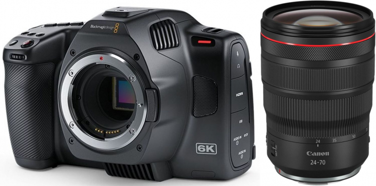 Blackmagic Pocket Cinema 6K Pro G2 + Canon RF 24-70mm 2.8 L IS USM