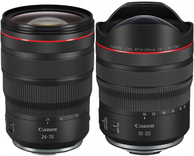 Canon RF 10-20mm f4 L IS STM + RF 24-70mm 2.8 L IS USM