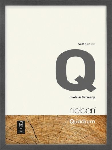 Nielsen Holzrahmen 6532014 Quadrum 13x18cm grau