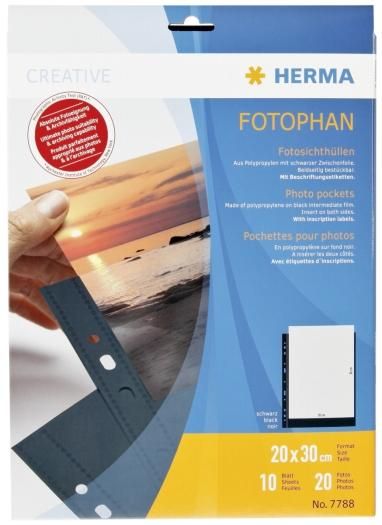 Technical Specs  Herma Fotophan transparent envelopes 20x30 7788