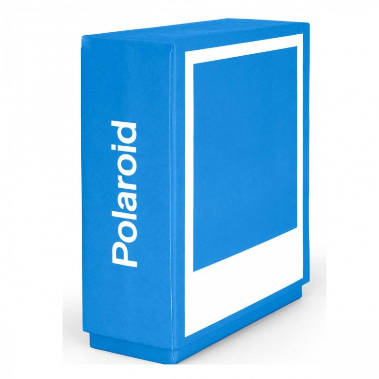 Polaroid Boîte à photos bleue