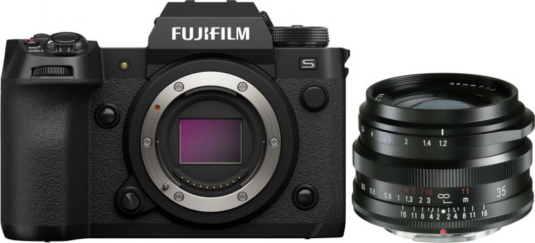 Zubehör  Fujifilm X-H2 S + Voigtländer Nokton 35mm f1,2 X-Mount
