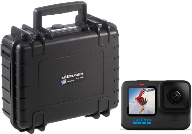 Technische Daten  GoPro HERO10 Black + B&W Case Typ 1000 schwarz
