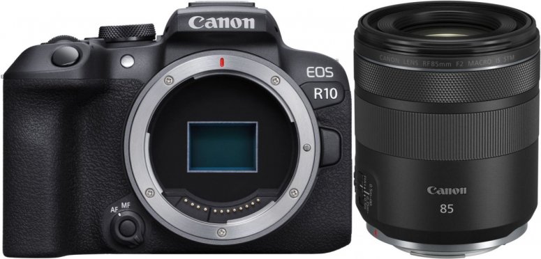 Zubehör  Canon EOS R10 + RF 85mm f2 Macro IS STM