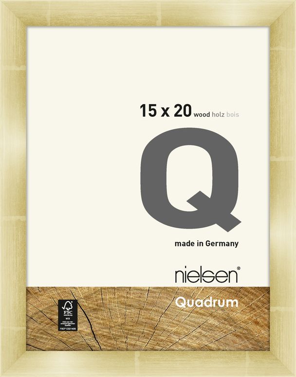Nielsen Holzrahmen 6517009 Quadrum 15x20cm gold