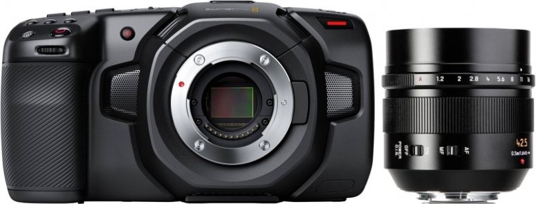 Zubehör  Blackmagic Pocket Cinema 4K + Panasonic Leica DG Nocticron 42,5mm f1,2