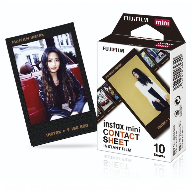 Fujifilm Instax Mini Film Contact Sheet Color