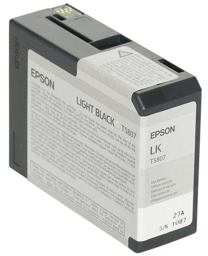 Epson Tinte Light Black T5807