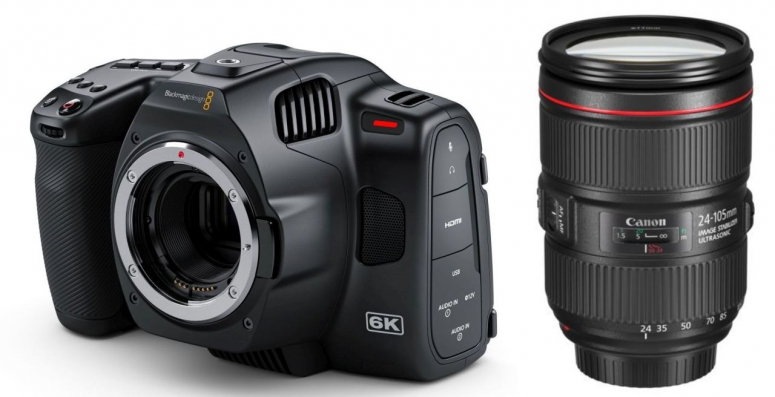 Blackmagic Pocket 6K Pro + Canon EF 24-105mm f4.0