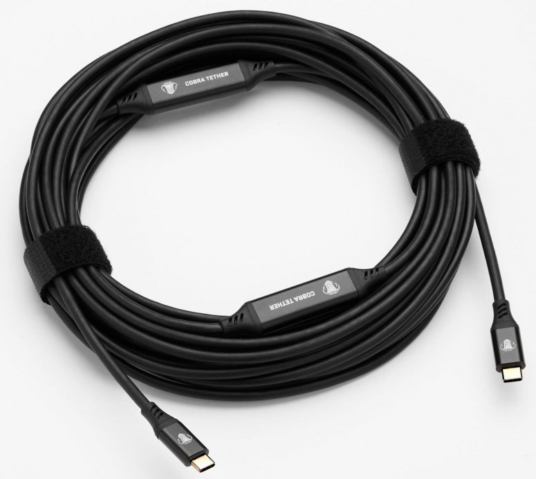 CobraTether USB-C to USB-C 10m black