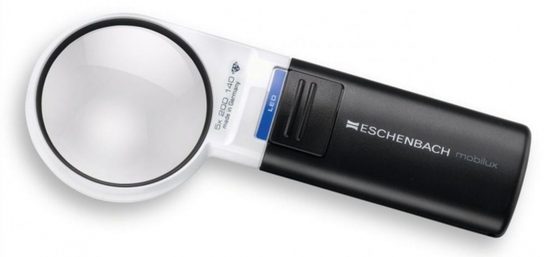 Eschenbach 15115 Mobilux Led 5x 20dpt Ø 58mm Lupen And Lesehilfen Fotogena 1071