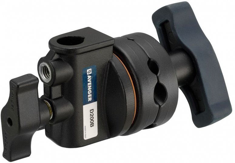 Technische Daten  Avenger D200 Grip Head Schwarz mit 16mm Empfänger T-Knopf