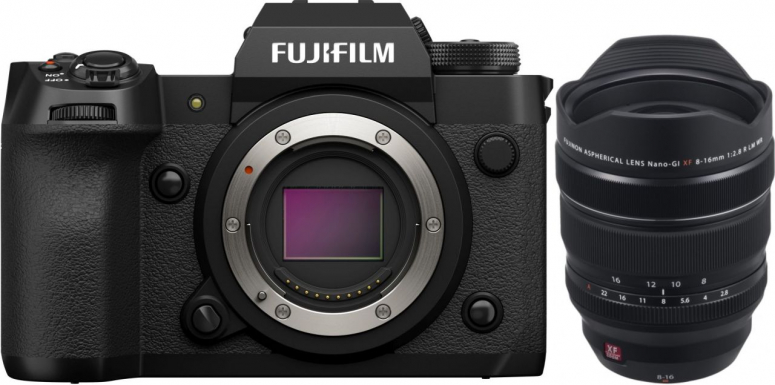 Zubehör  Fujifilm X-H2 Gehäuse + XF-8-16mm f2,8 R LM WR